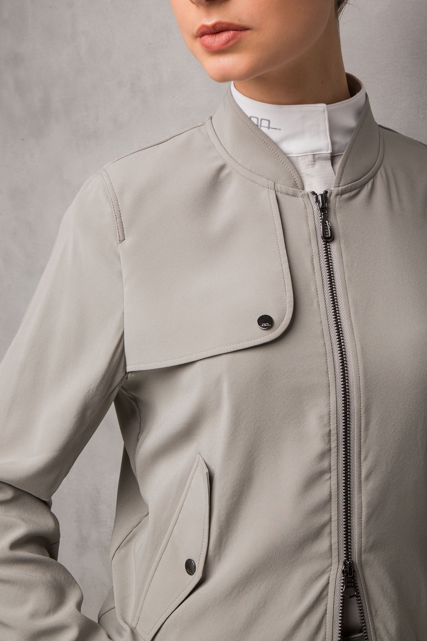 Alessandro Albanese Women's Luxury Silk Blouson Jacket