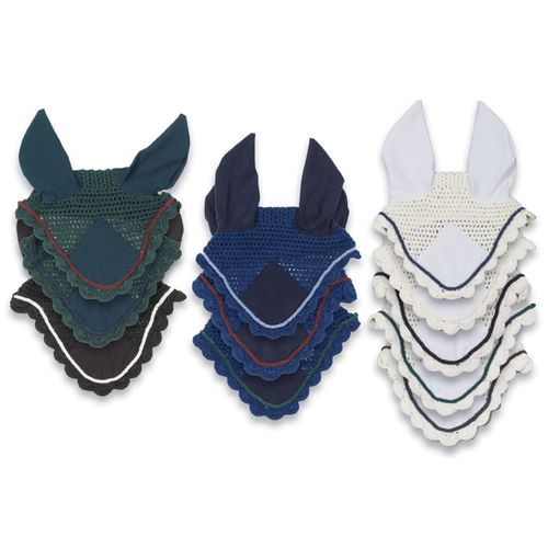 Ovation Pro Crochet Ear Net - White/Charcoal