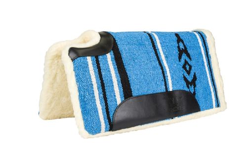 TuffRider Phoenix Acrylic Western Saddle Pad - Aqua