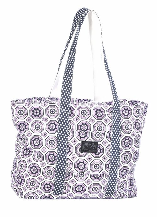 Equine Couture Kelsey Equestrian Tote Bag - Purple