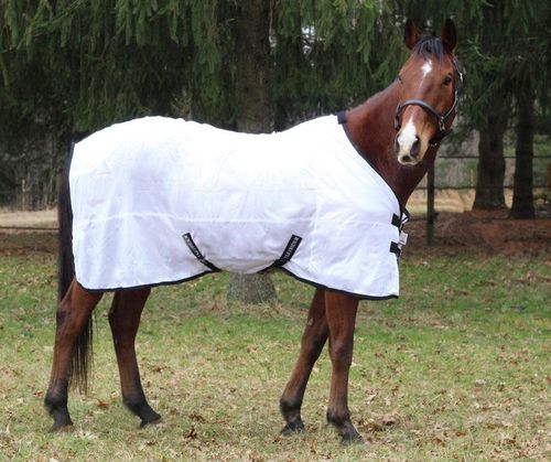TuffRider Comfy Mesh Fly Sheet - White