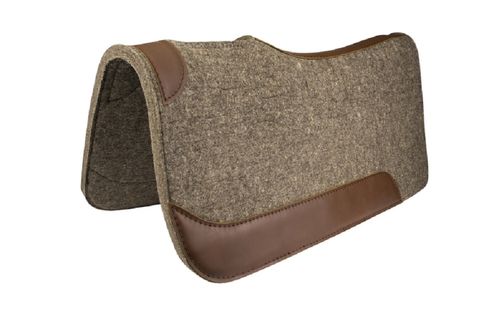 TuffRider Sioux Felt Western Saddle Pad - Chocolate