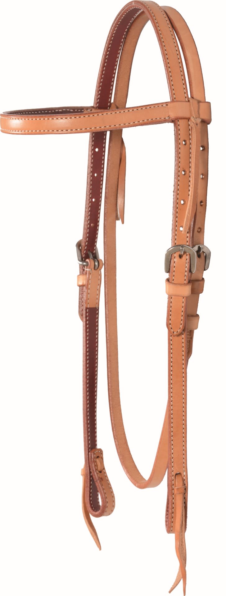 Western Rawhide Country Legend Basic Browband Headstall - Golden Tan