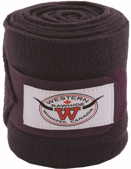 Western Rawhide Anti-Pilling Polo Wraps - Purple