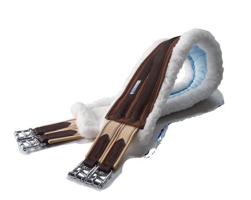 Lettia Coolmax Clik All Purpose Girth - Chocolate Brown