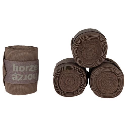 Horze Nest Combi Bandages - Chocolate Brown