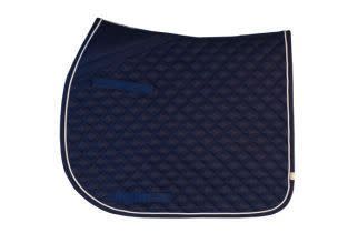 Lettia CoolMax ProSeries All Purpose Pad - Navy/White Piping/Navy Trim