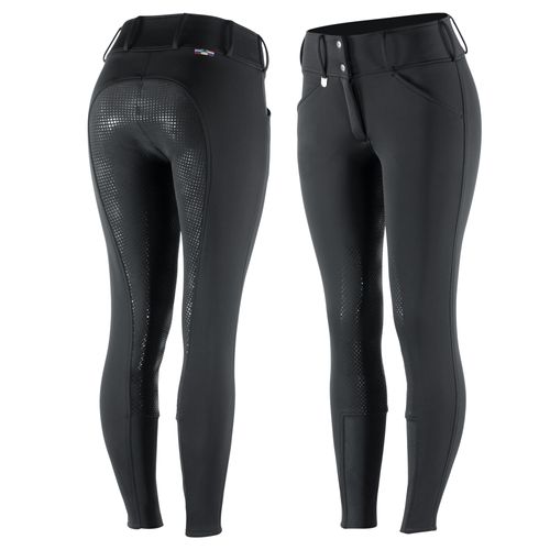 Horze Women's Grand Prix Full Seat Breeches - Black