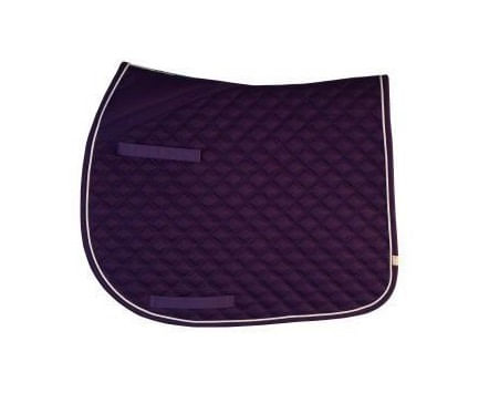 Lettia CoolMax ProSeries All Purpose Pad - Plum/White Piping/Plum Trim