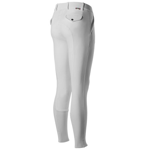 Horze Men's Grand Prix Knee Patch Breeches - White