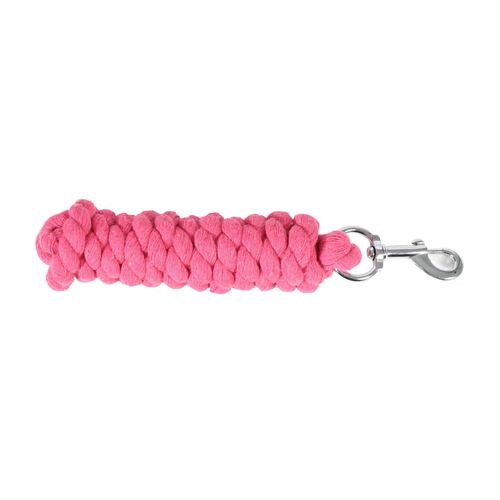 Horze Basic Cotton Lead Rope - Raspberry Pink