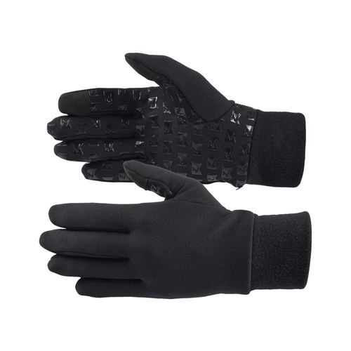 Horze Avery Silicone Grip Fleece Gloves - Black