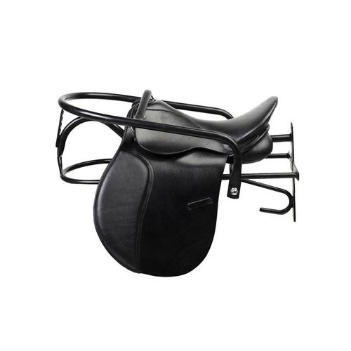 Horze Lockable Saddle Rack - Black