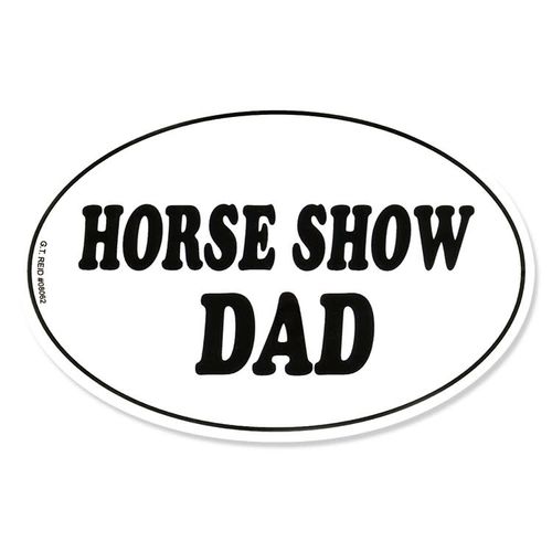 GT Reid Euro Decal Set of Three - Horse Show Dad