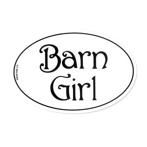 GT Reid Euro Decal Set of Three - Barn Girl