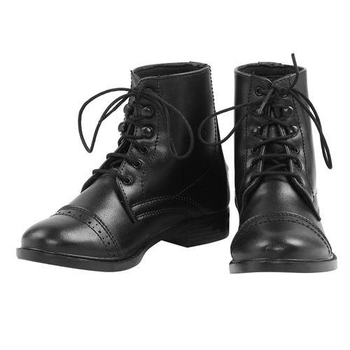 TuffRider Kids' Starter Lite Lace Up Paddock Boots - Mocha