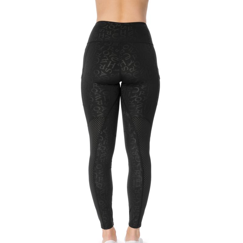 Horseware Women's Monogram Riding Tights - Black - Horseware-CLHRST ...