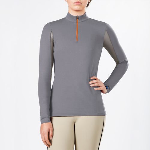 Irideon Women's CoolDown IceFil Long Sleeve Jersey - Dove Grey