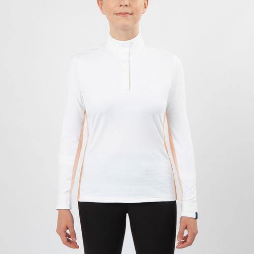 Irideon Women's Ciara IceFil Show Shirt - White/Radiant Peach