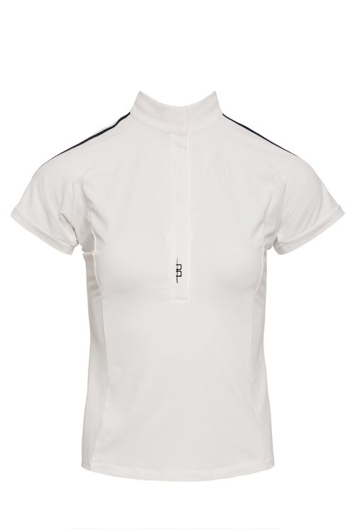 Alessandro Albanese Women's Evora Short Sleeve Competition Shirt - White