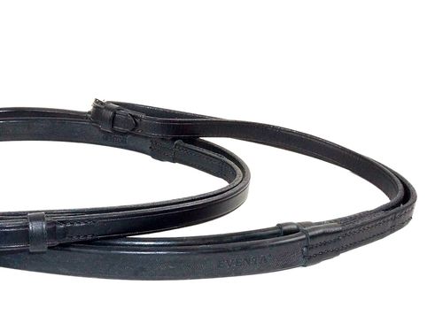 Nunn Finer Eventa Reins - Black/Brass