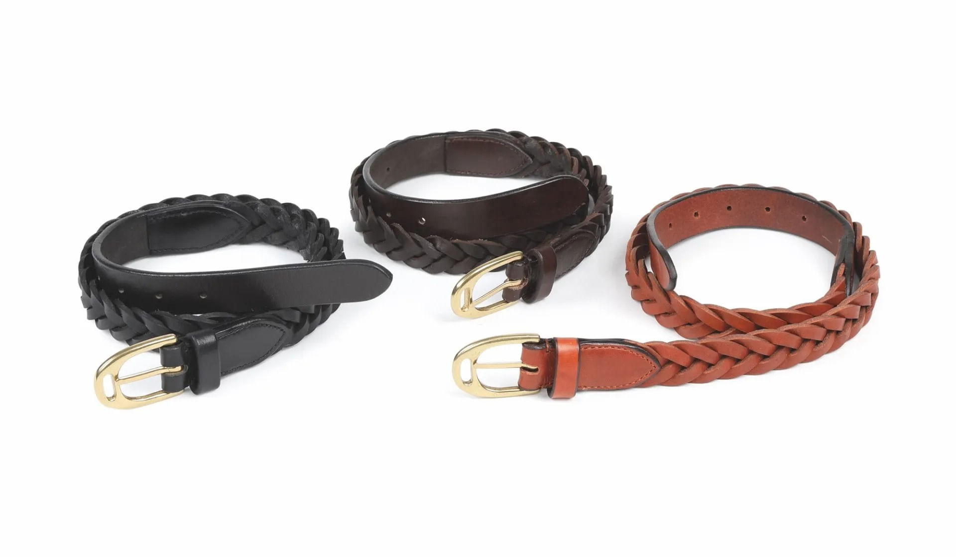 Shires Aubrion Leather Belt-black Black