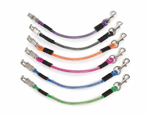 Shires Heavy Duty Bungee Trailer Tie - Purple