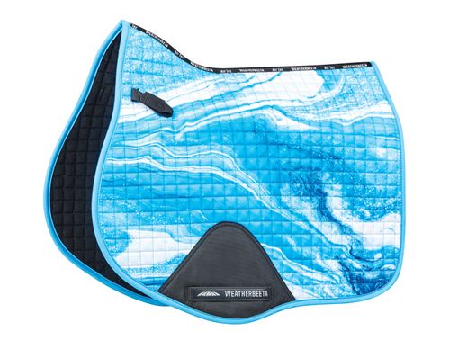 Weatherbeeta Prime Marble All Purpose Saddle Pad - Blue Swirl
