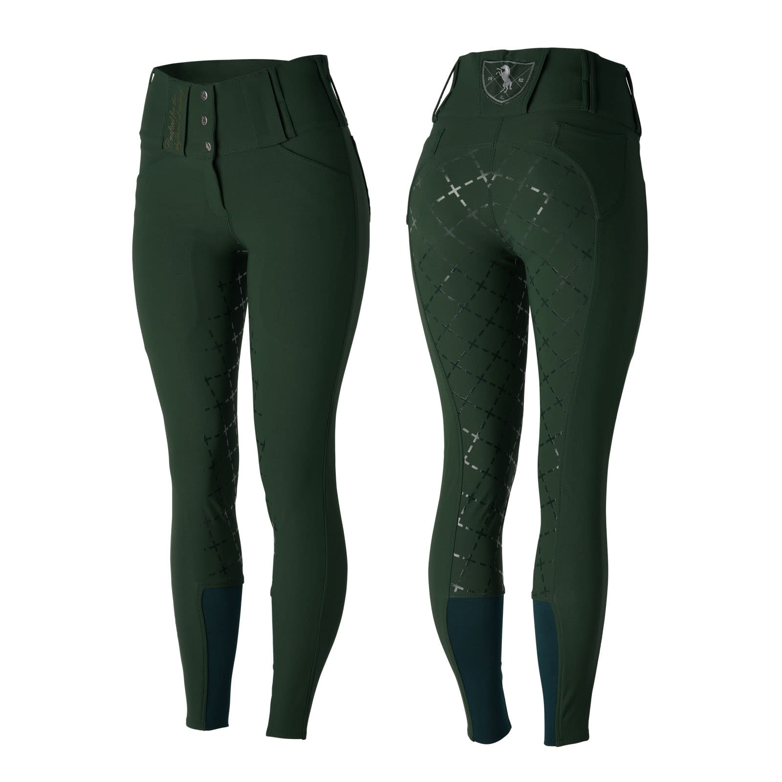 Horze Women's Desiree High Waist Full Seat Breeches - Mountain View ...