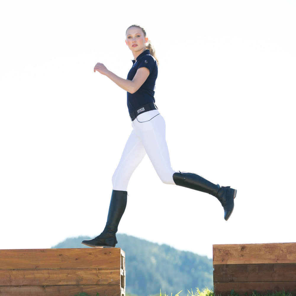 Horze Women's Nordic Performance Full Seat Breeches - White