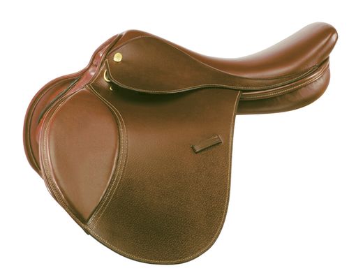 Kincade Childs Leather Close Contact Saddle - Brown