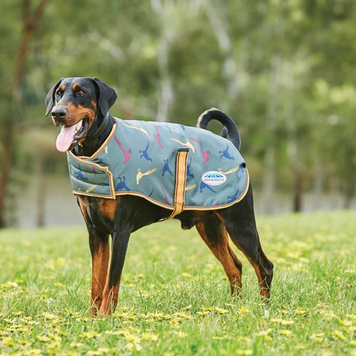 Weatherbeeta Comfitec Premier Free Parka Deluxe  Medium Weight Dog Coat - Pheasant Print