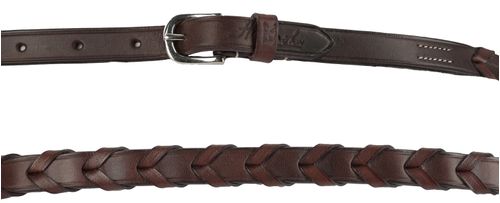 Harmohn Kraft Plain Laced Belt 1/2in - Brown