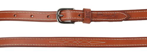 Harmohn Kraft Fancy Stitched 5/8in Flat Belt - Newmarket