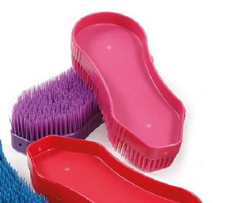 Shires Ezi-Groom DeTangler Brush - Pink