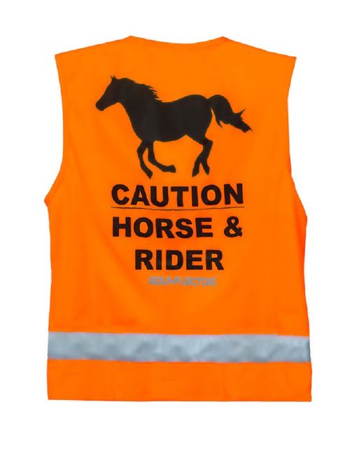 Shires Equi-Flector Safety Vest - Orange