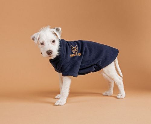 Digby & Fox Dog Fleece - Navy