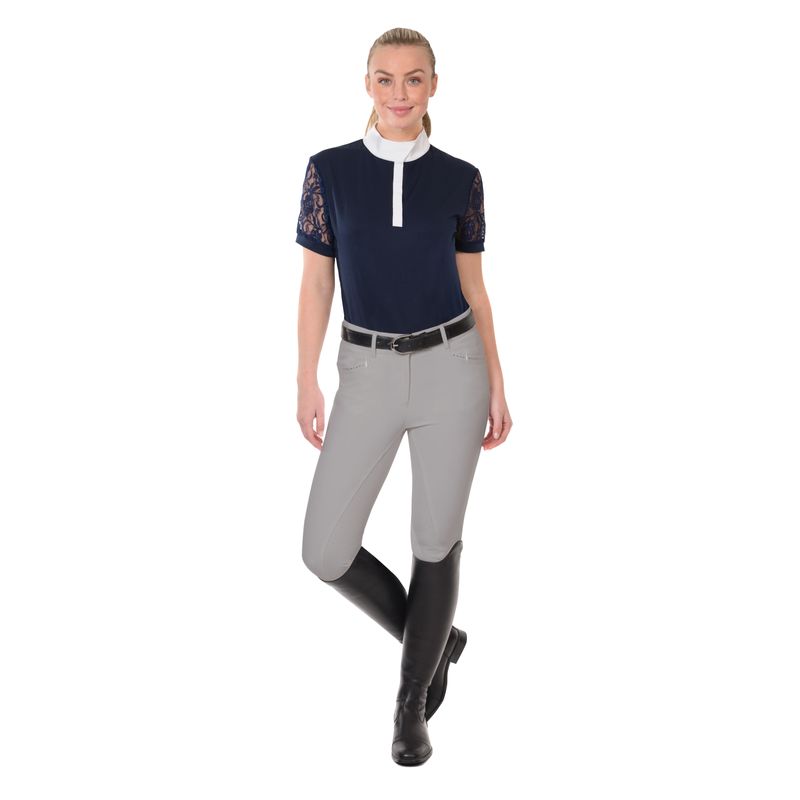 Ovation Women's Elegance Sparkle Full Seat Breeches - Grey - Ovation ...