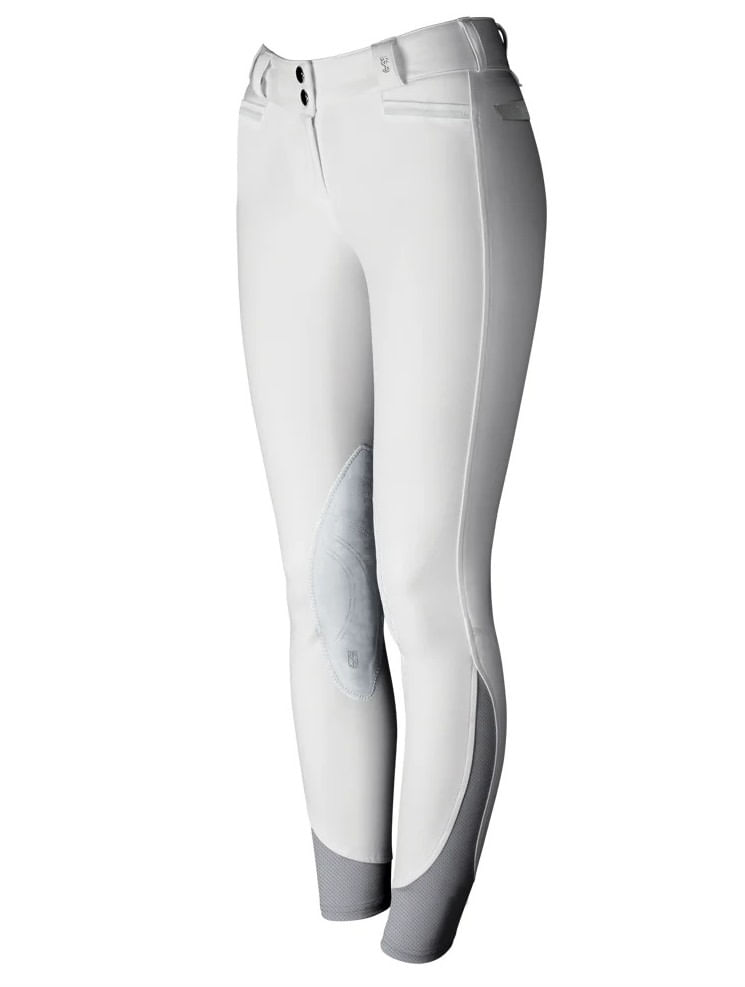 Tredstep Women's Solo Extreme Knee Patch Breeches White Tredstep