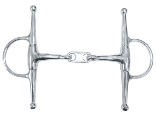 Centaur French Link Eggbutt Full Cheek - Stainless Steel