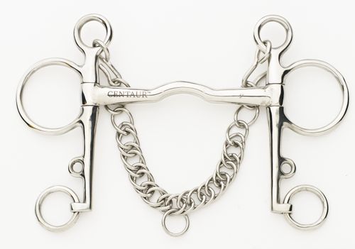 Centaur Medium Port Long Polo Pelham - Stainless Steel