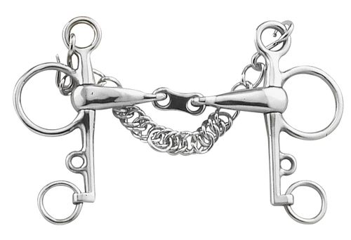 Centaur French Link Pelham - Stainless Steel