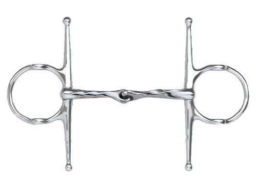 Centaur Slow Twist Full Cheek Gag - Stainless Steel