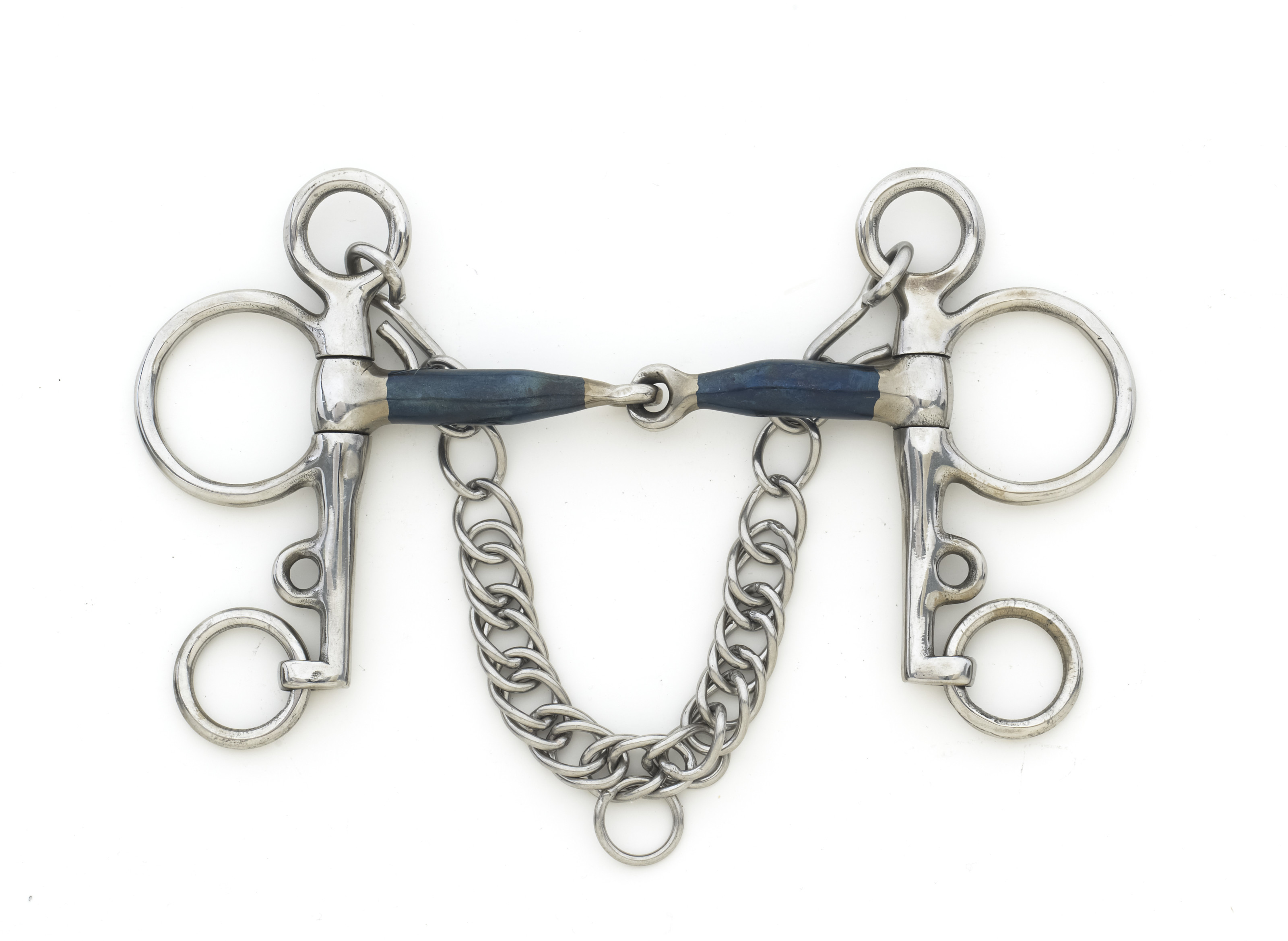 Centaur Jointed Tom Thumb Pelham - Blue Steel - Centaur-470532