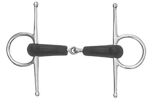 Centaur Joint Soft Rubber Eggbutt Full Cheek - Stainless Steel