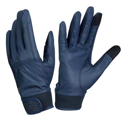 Ovation Women's LuxeGrip Glitter Gloves - Navy