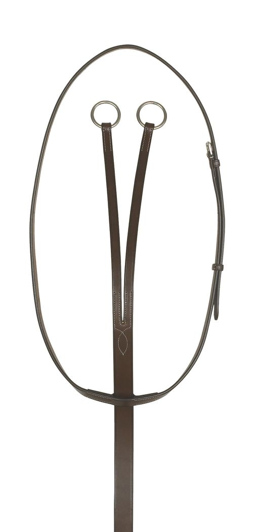 Ovation Elite Flat Running Martingale - Dark Brown