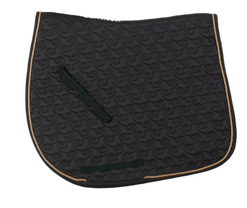 Centaur Sovereign Dressage Pad - Black/Rose Gold