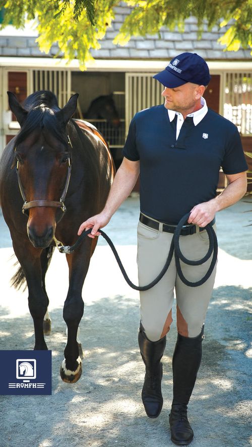 Romfh Men's Argento Knee Patch Euroseat - Classic Beige