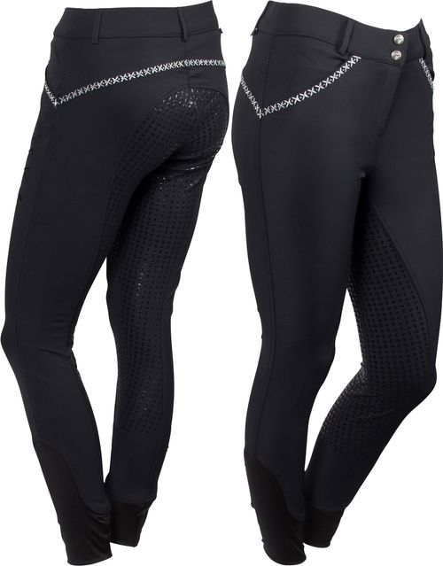 Catago Women's Emily Full Seat Breech - Black